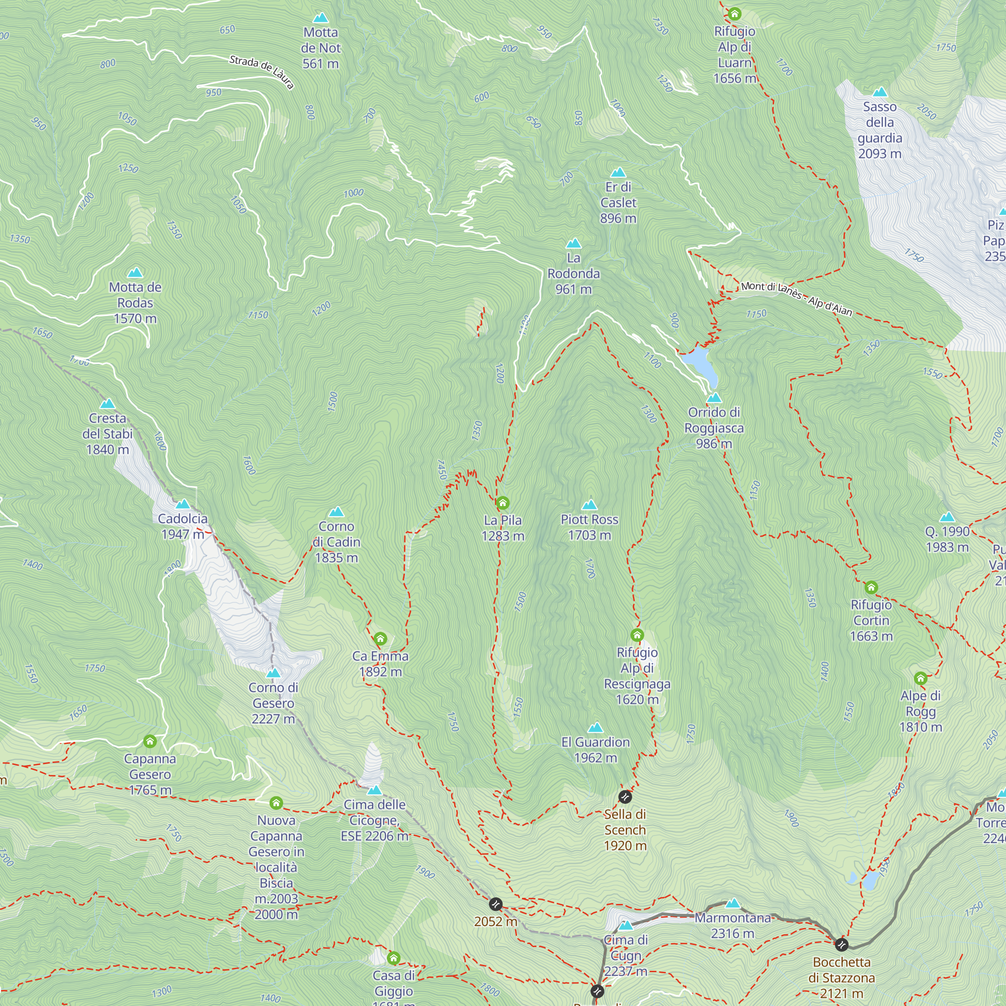 La Pila map
