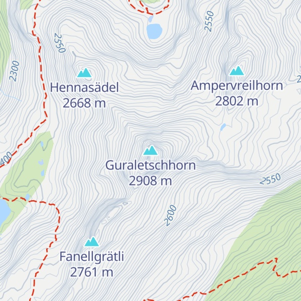Map of Guraletschhorn