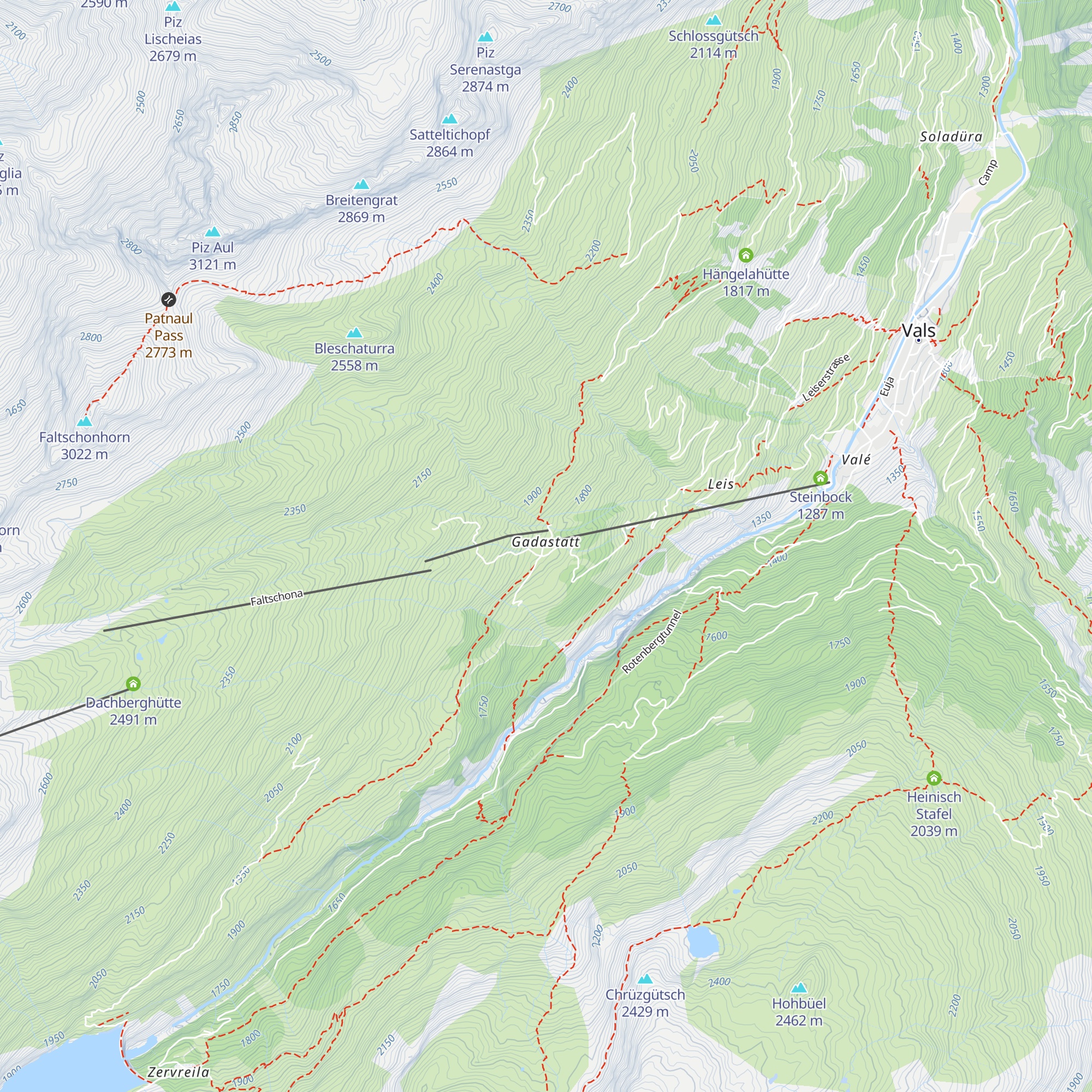 Gadastatt map