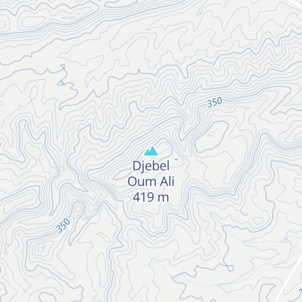 Map of Djebel Oum Ali