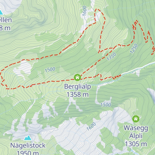 Map of Berglialp