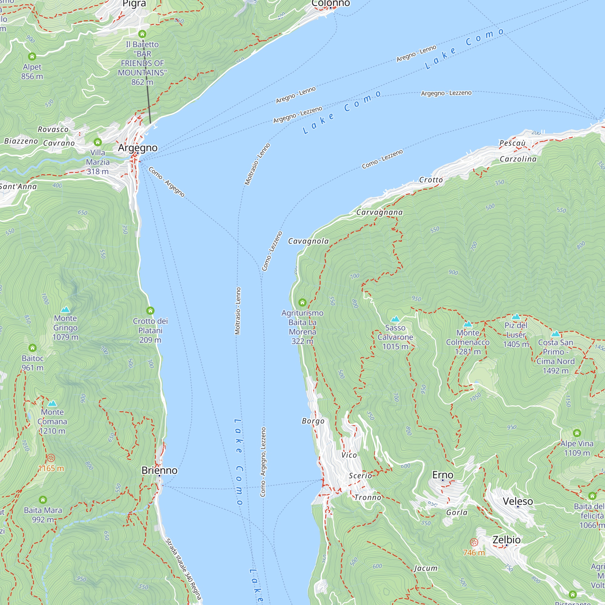 Agriturismo Baita La Morena map