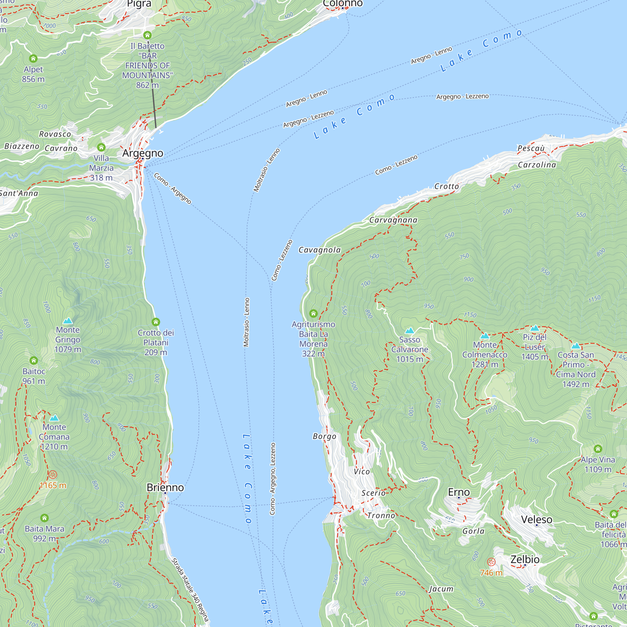 Agriturismo Baita La Morena map