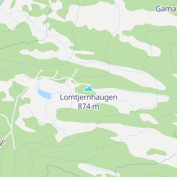 Map of Lomtjernhaugen