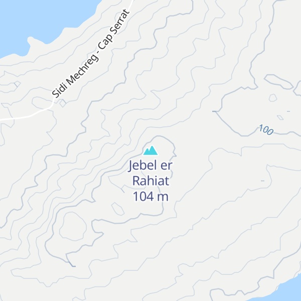 Map of Jebel er Rahiat