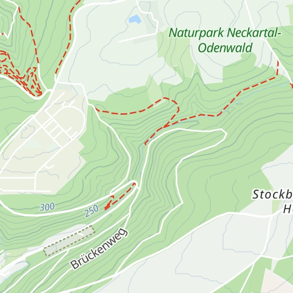 Map of Waldhütte Neckarzimmern