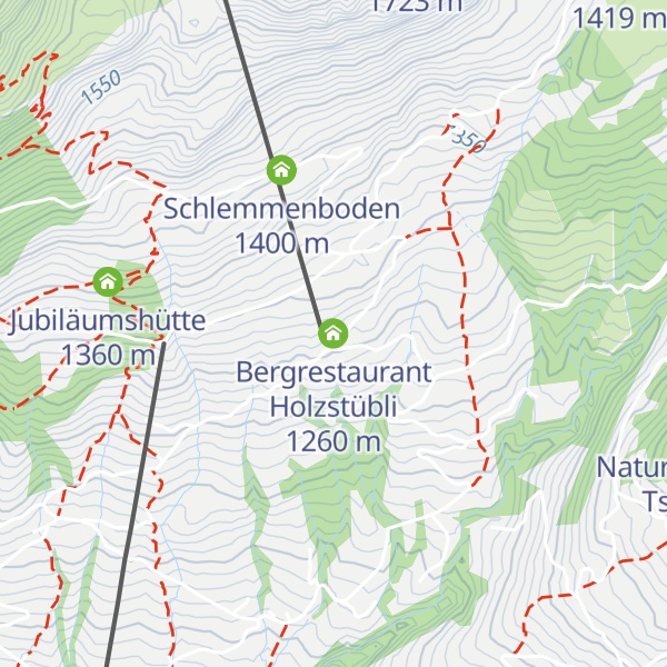Map of Bergrestaurant Holzstübli