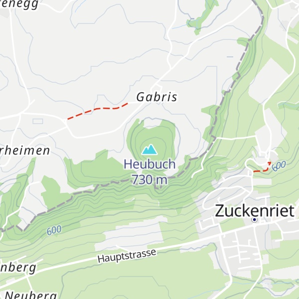 Map of Heubuch