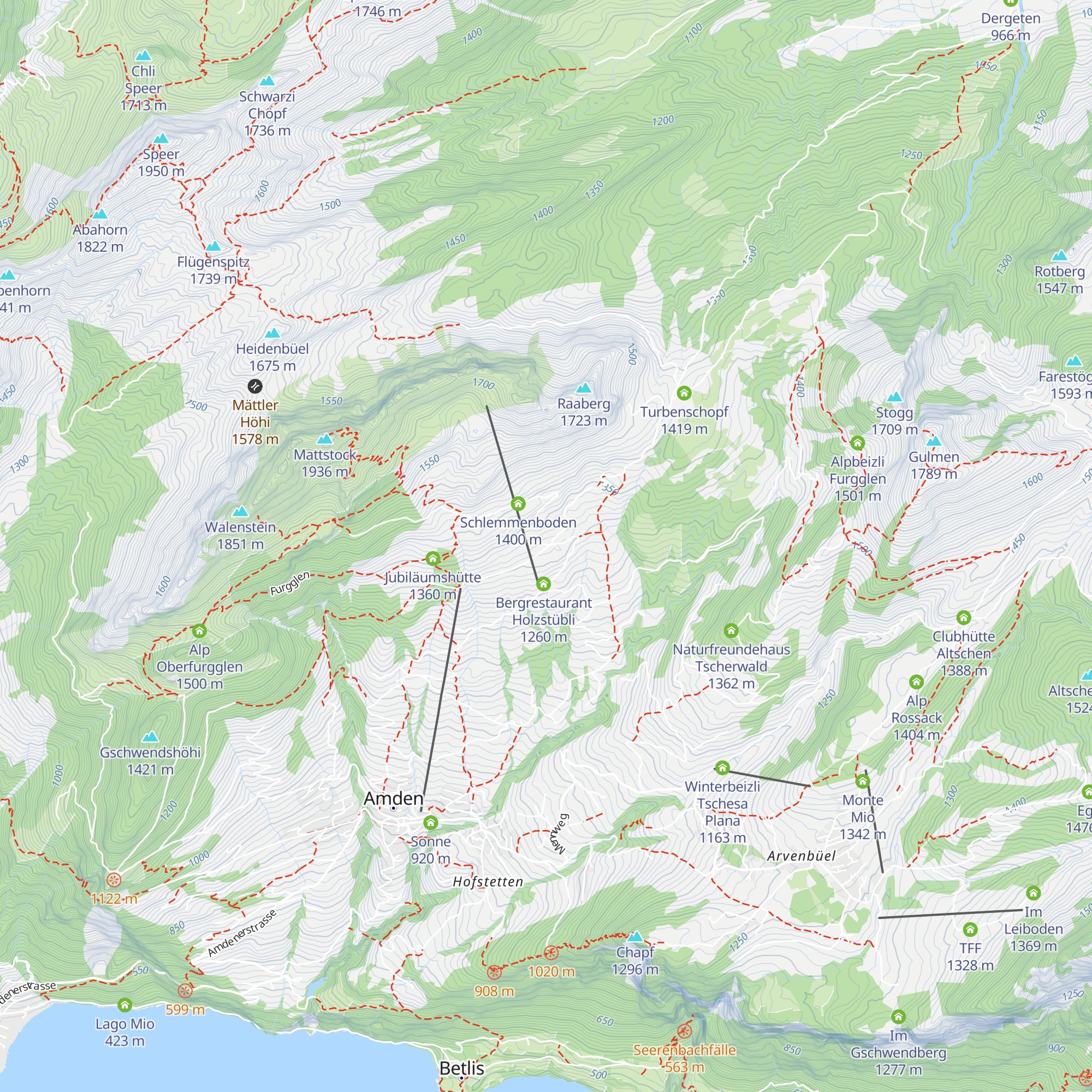 Strichbode map