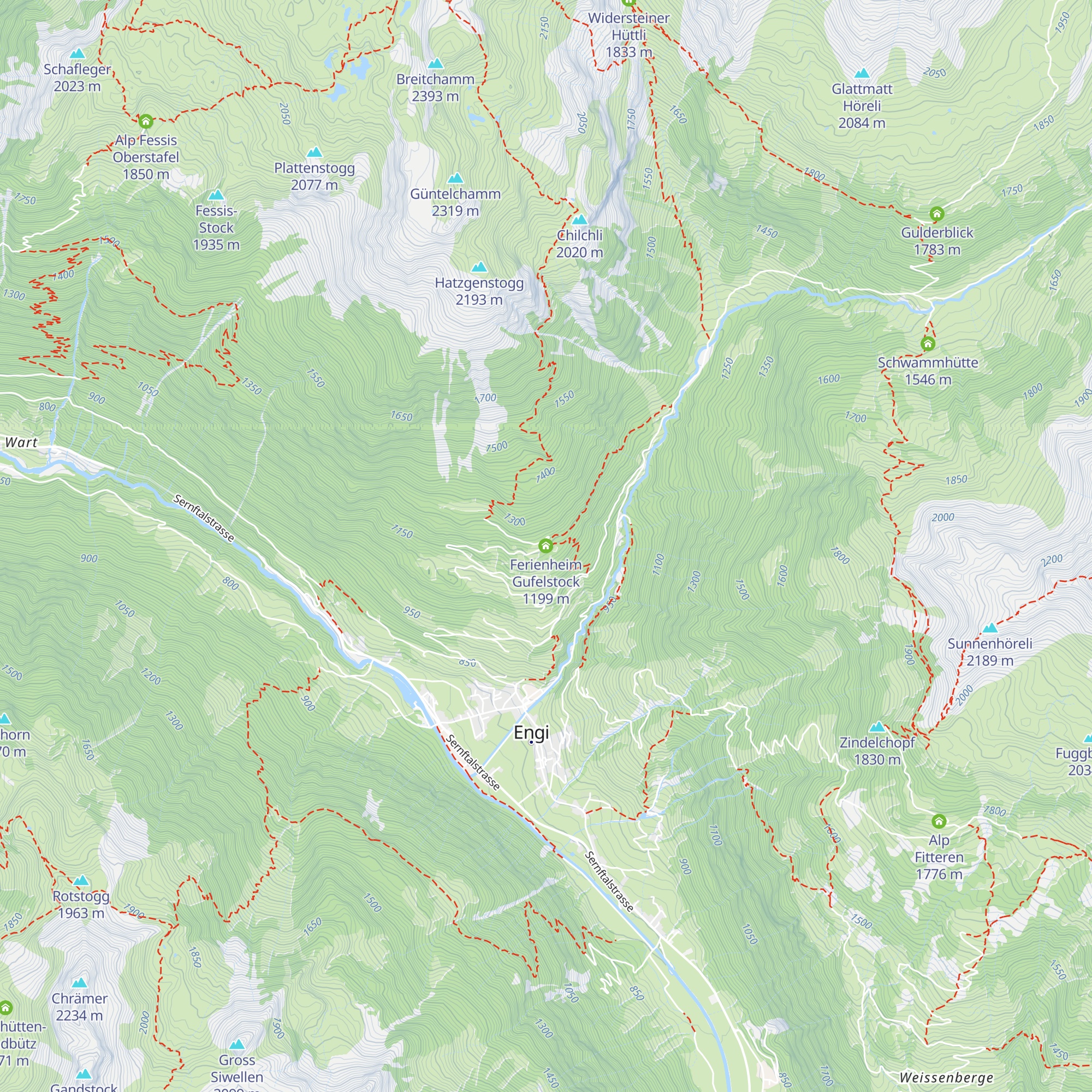 Ferienheim Gufelstock map