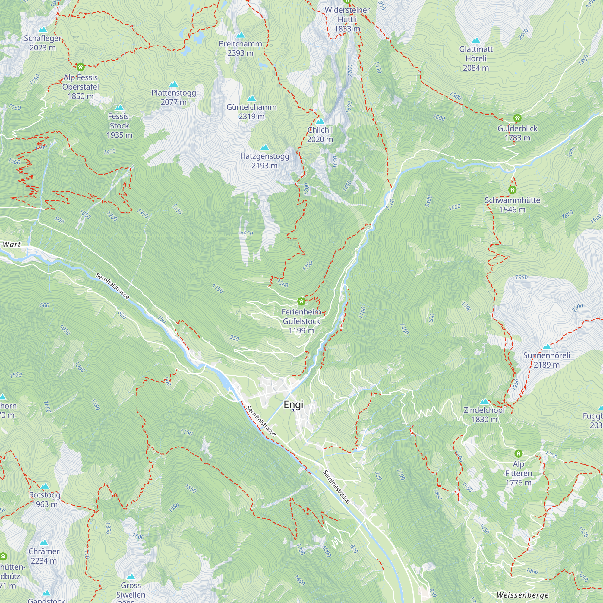 Ferienheim Gufelstock map