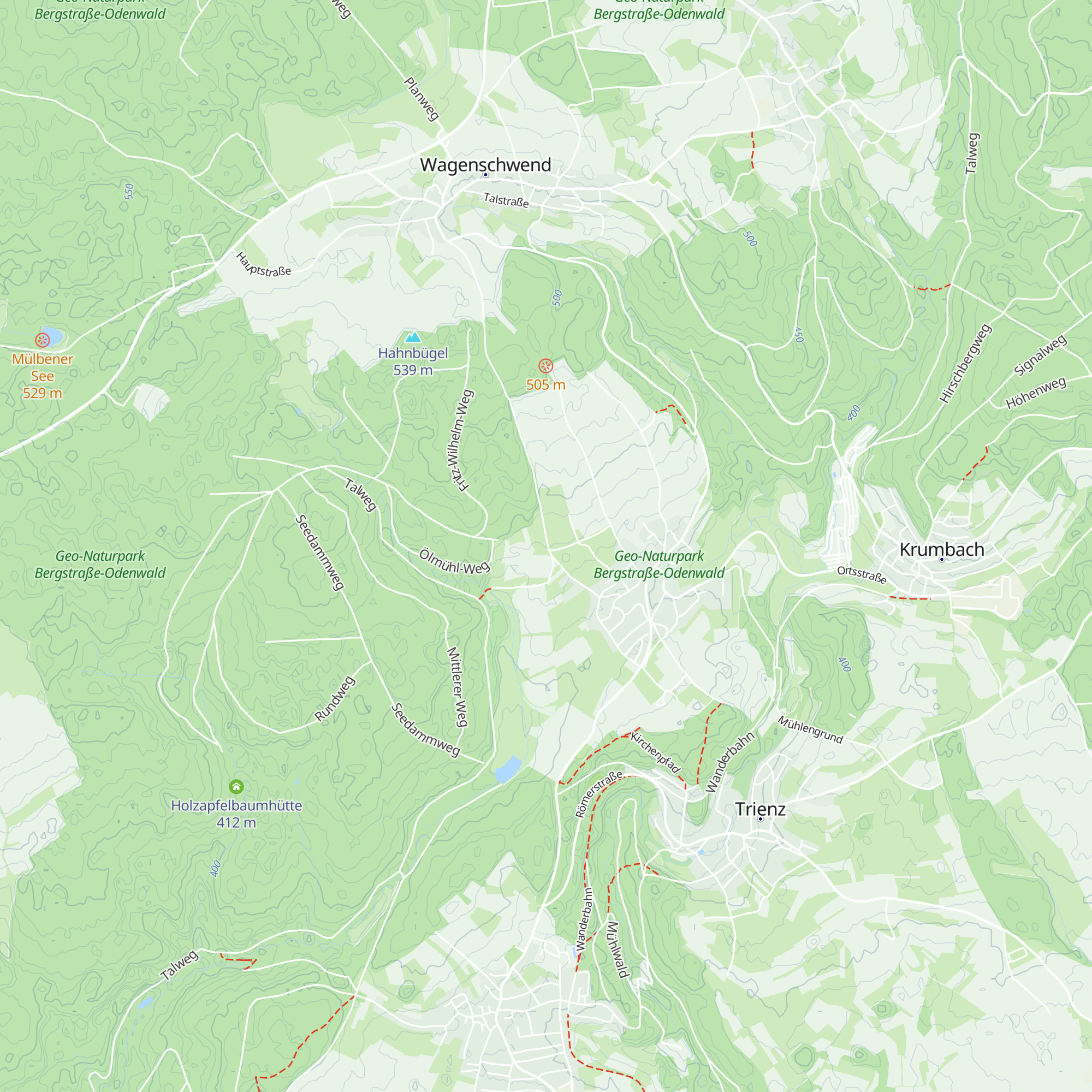 Buchwald Hütte map