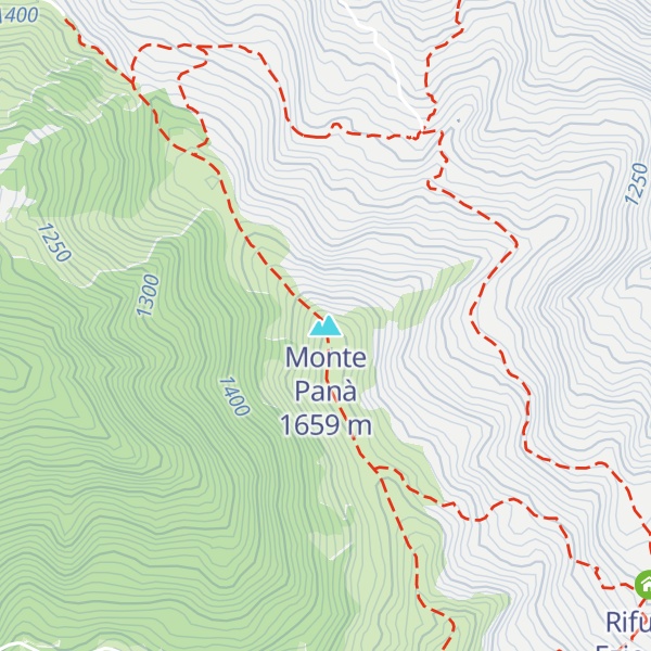 Map of Monte Panà
