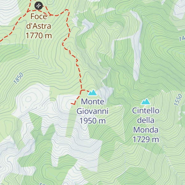 Map of Monte Giovanni