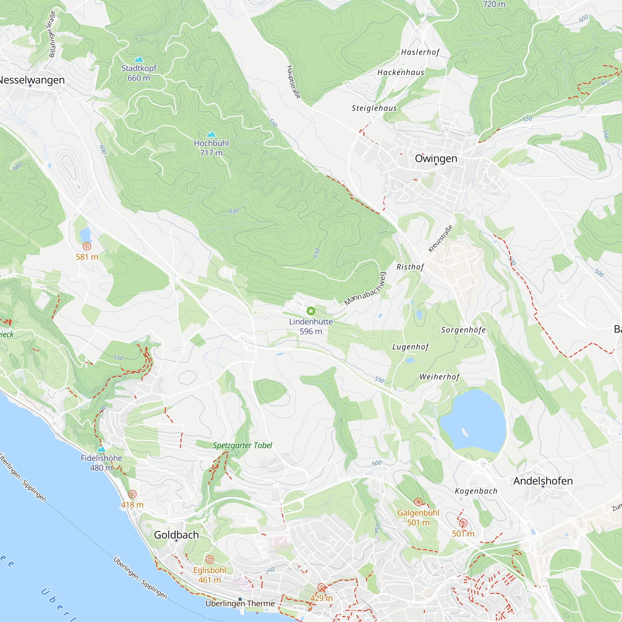 Lindenhütte map