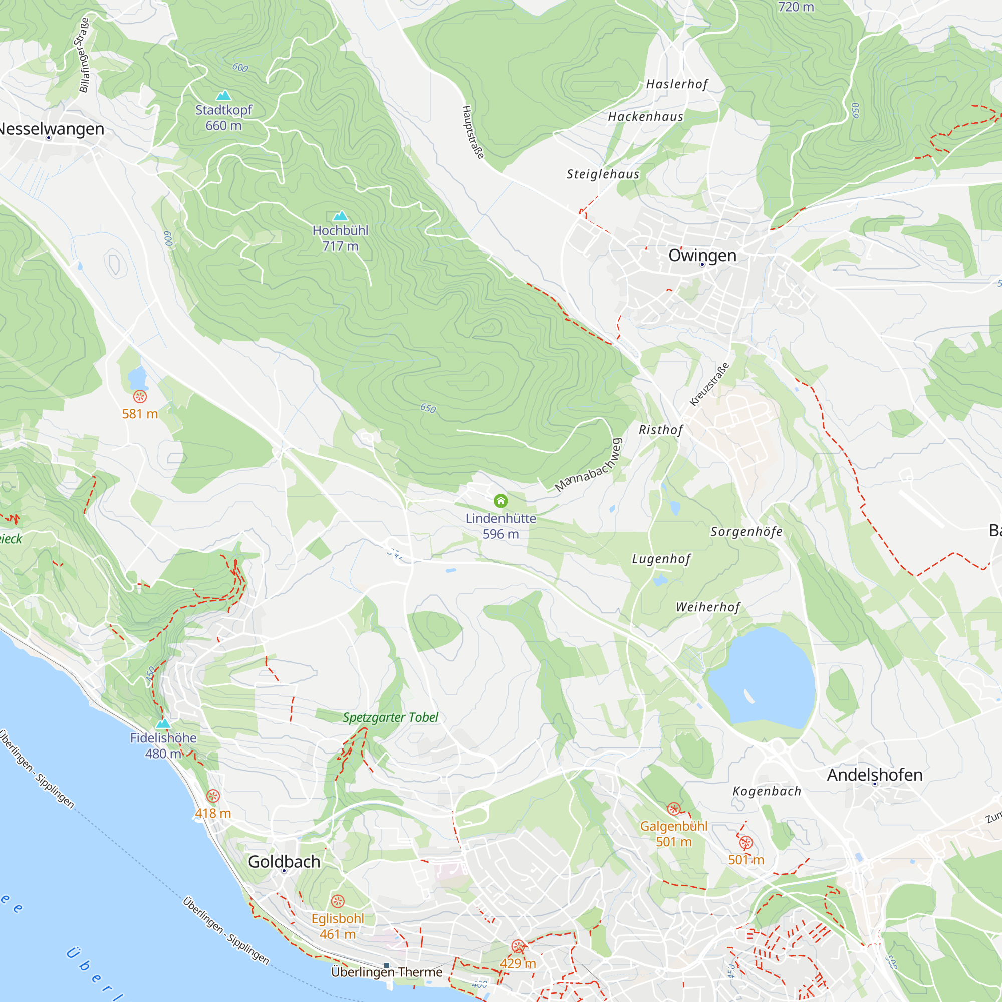 Lindenhütte map