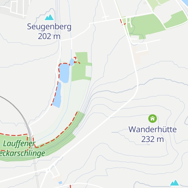 Map of Schutzhütte / Wanderhütte Stadt Lauffen
