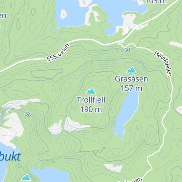 Map of Trollfjell