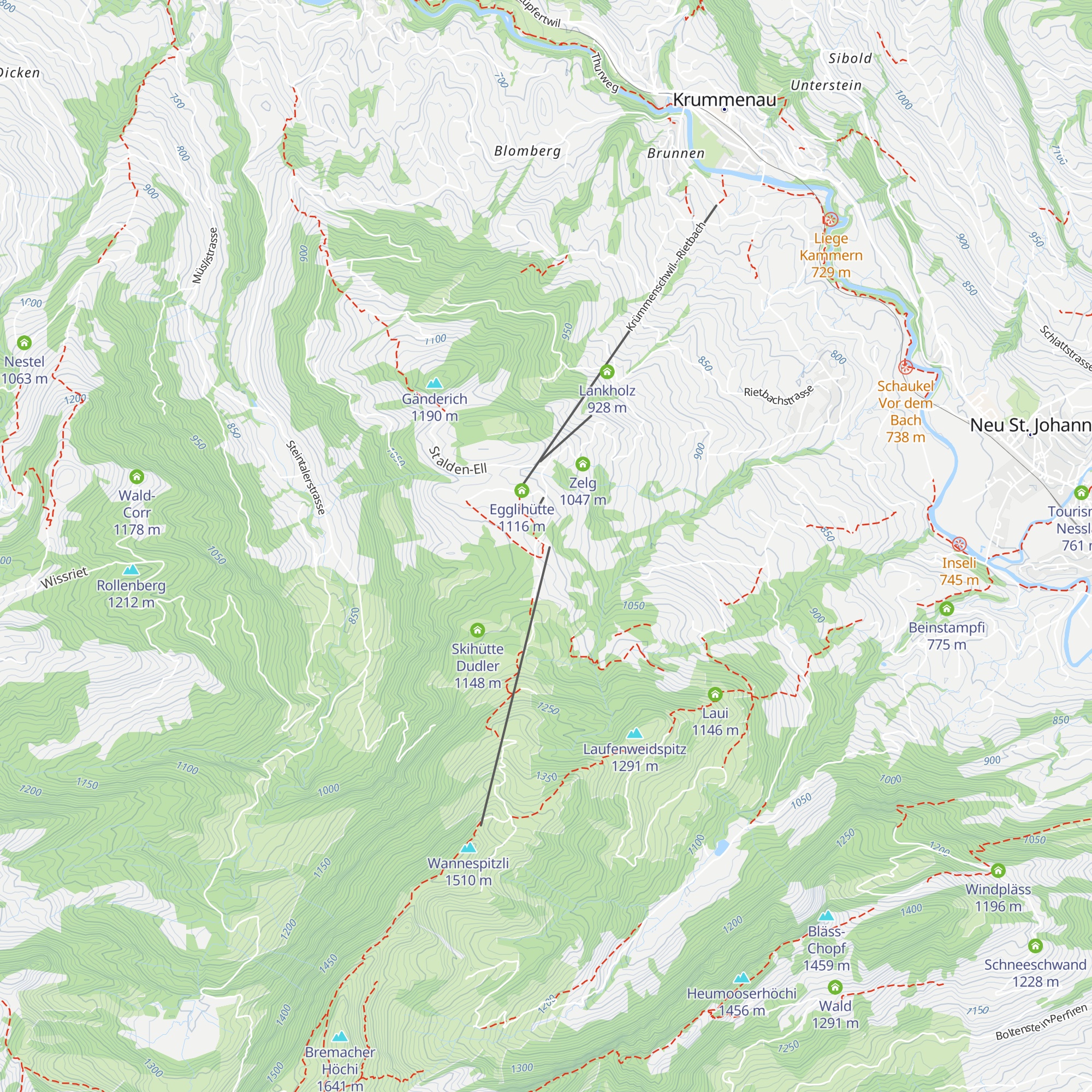 Wolzenalp map