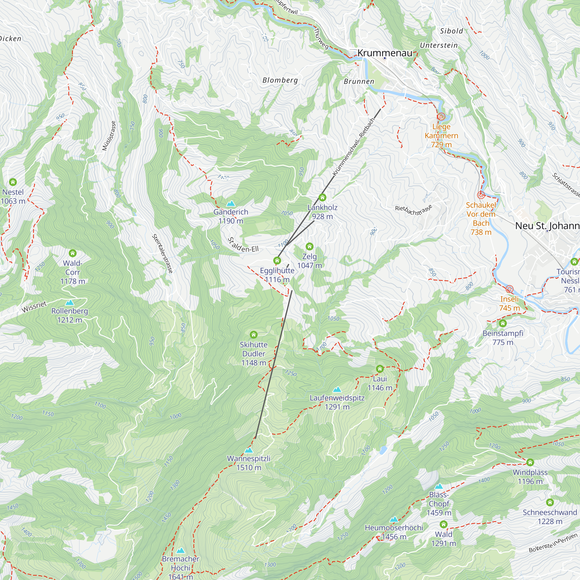 Wolzenalp map