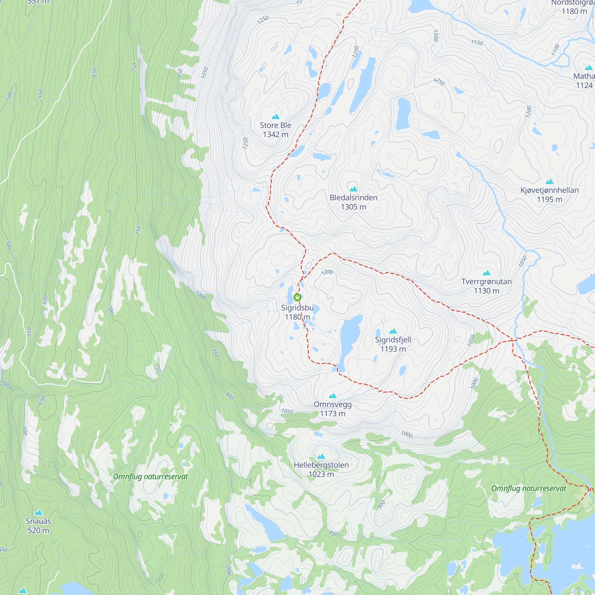 Sigridsbu map