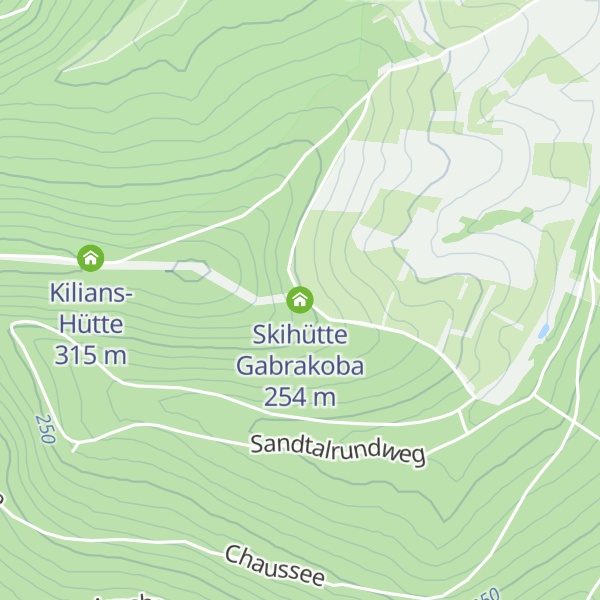 Map of Skihütte Gabrakoba