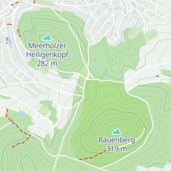 Map of Schutzhütte der Natur - Vogelschutzgruppe Merholz - Hailer