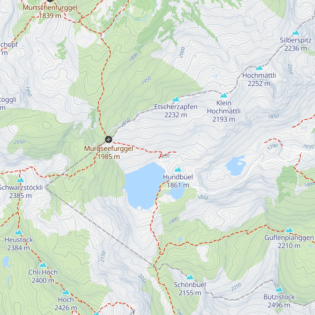 Quartner Hütte map