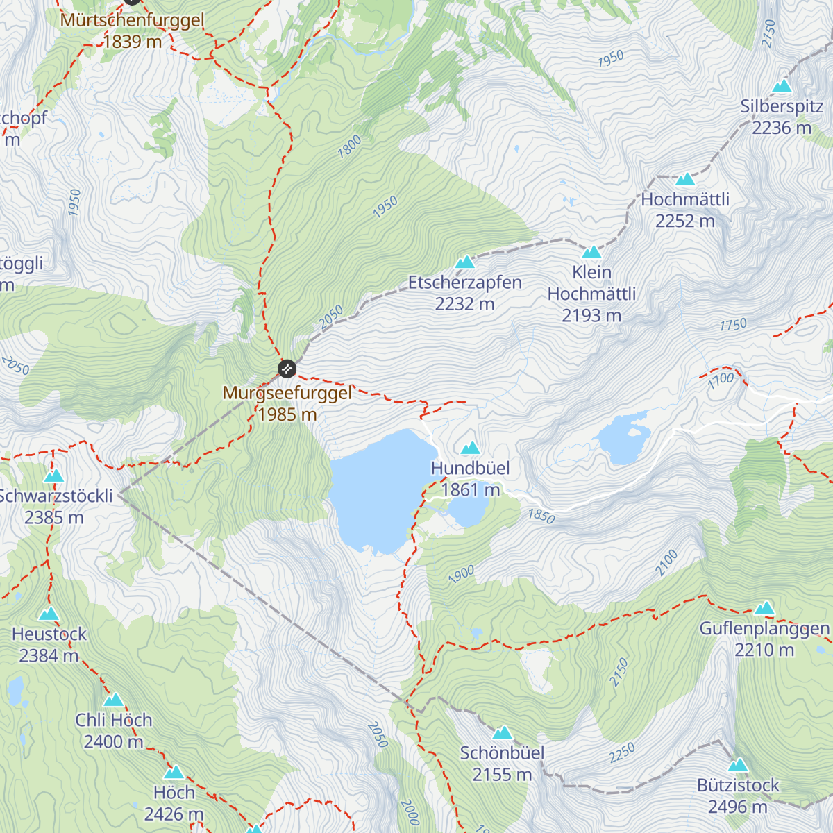 Quartner Hütte map