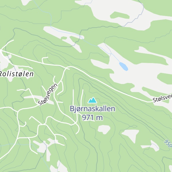 Map of Rolistølshøgde