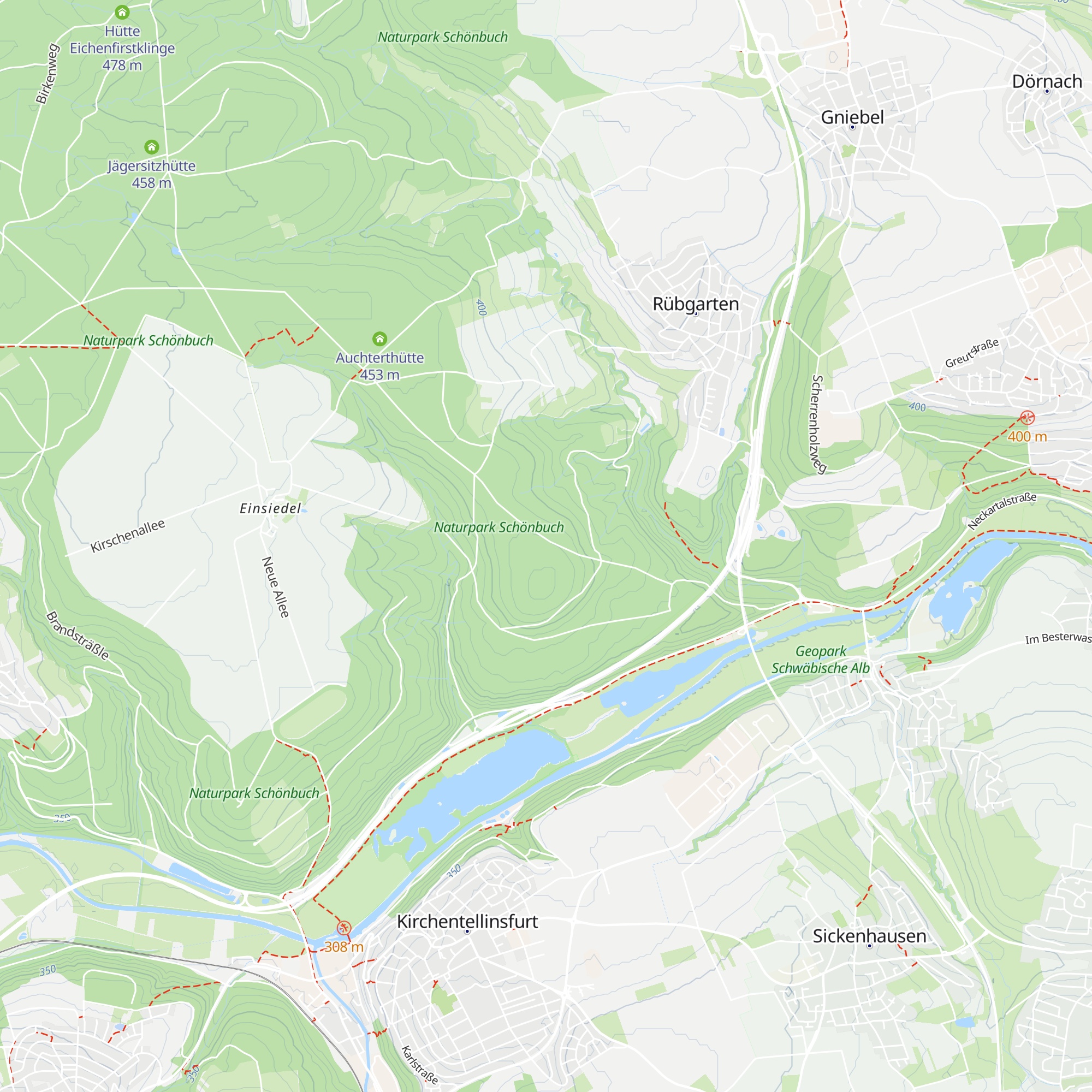 Grenzwaldhütte map