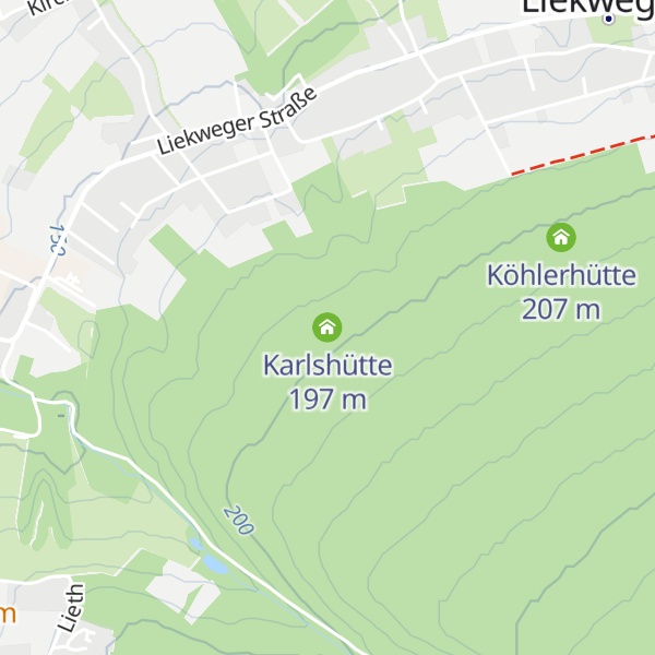 Map of Karlshütte