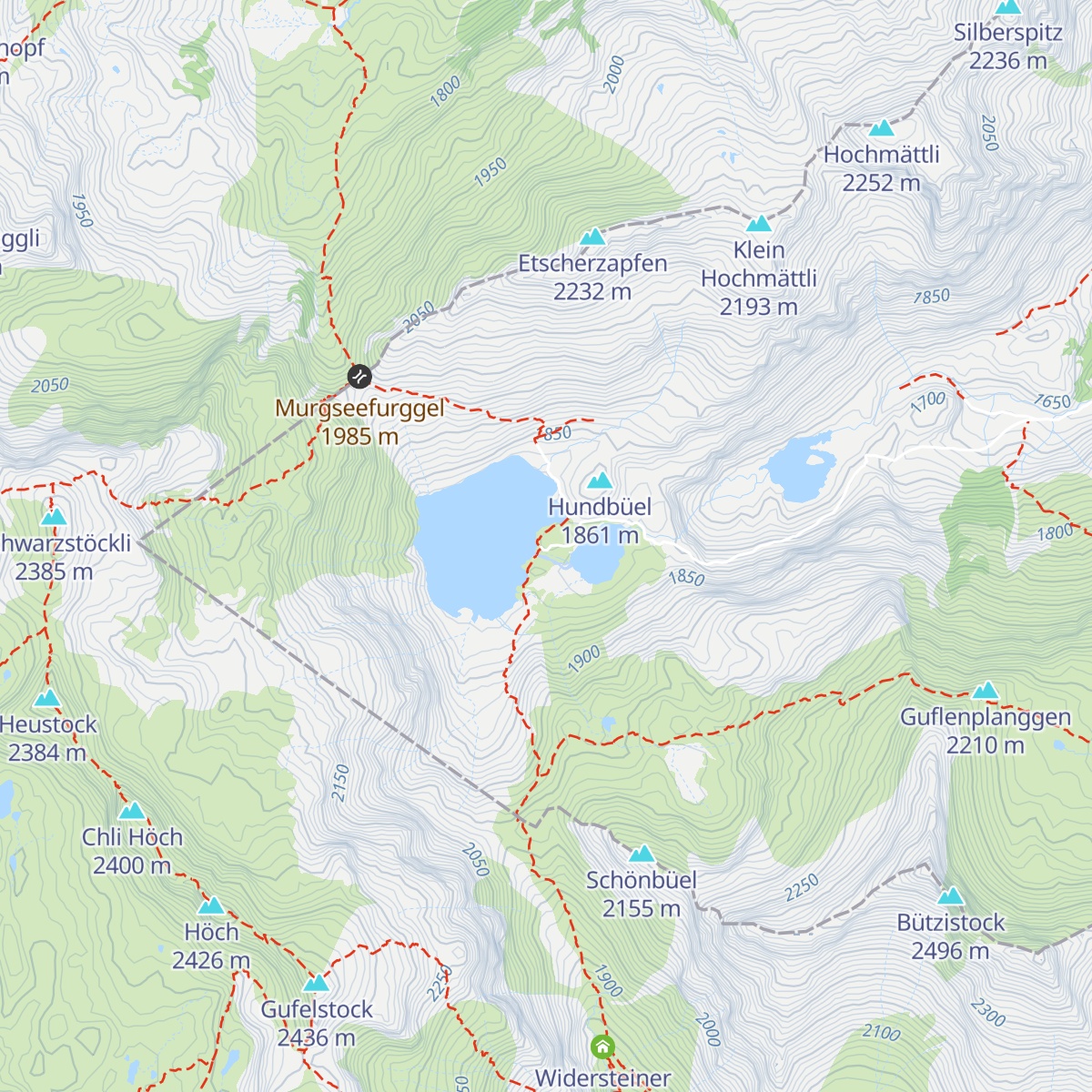 Murgseehütte map
