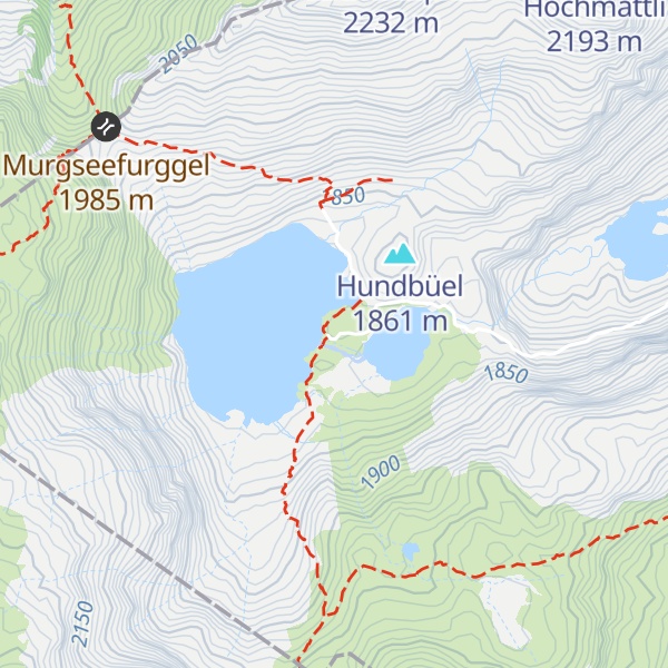 Map of Murgseehütte
