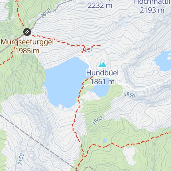 Map of Berggasthaus Murgsee