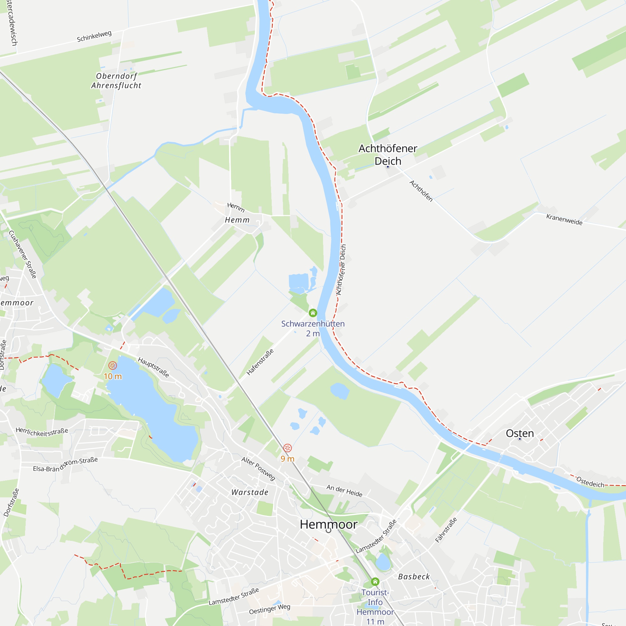 Schwarzenhütten map
