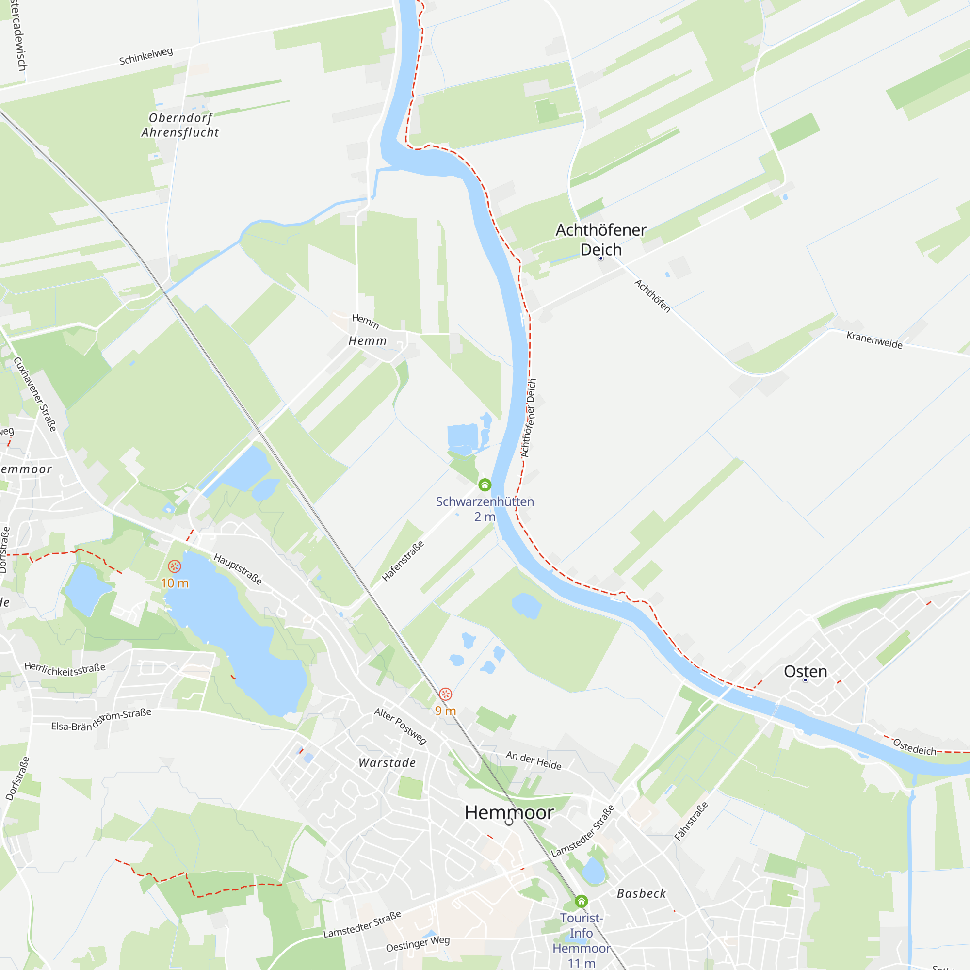 Schwarzenhütten map