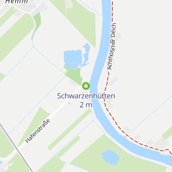 Map of Schwarzenhütten