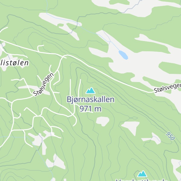 Map of Bjørnaskallen