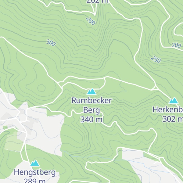 Map of Rumbecker Berg