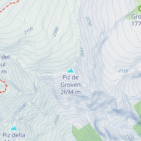 Map of Piz de Groven