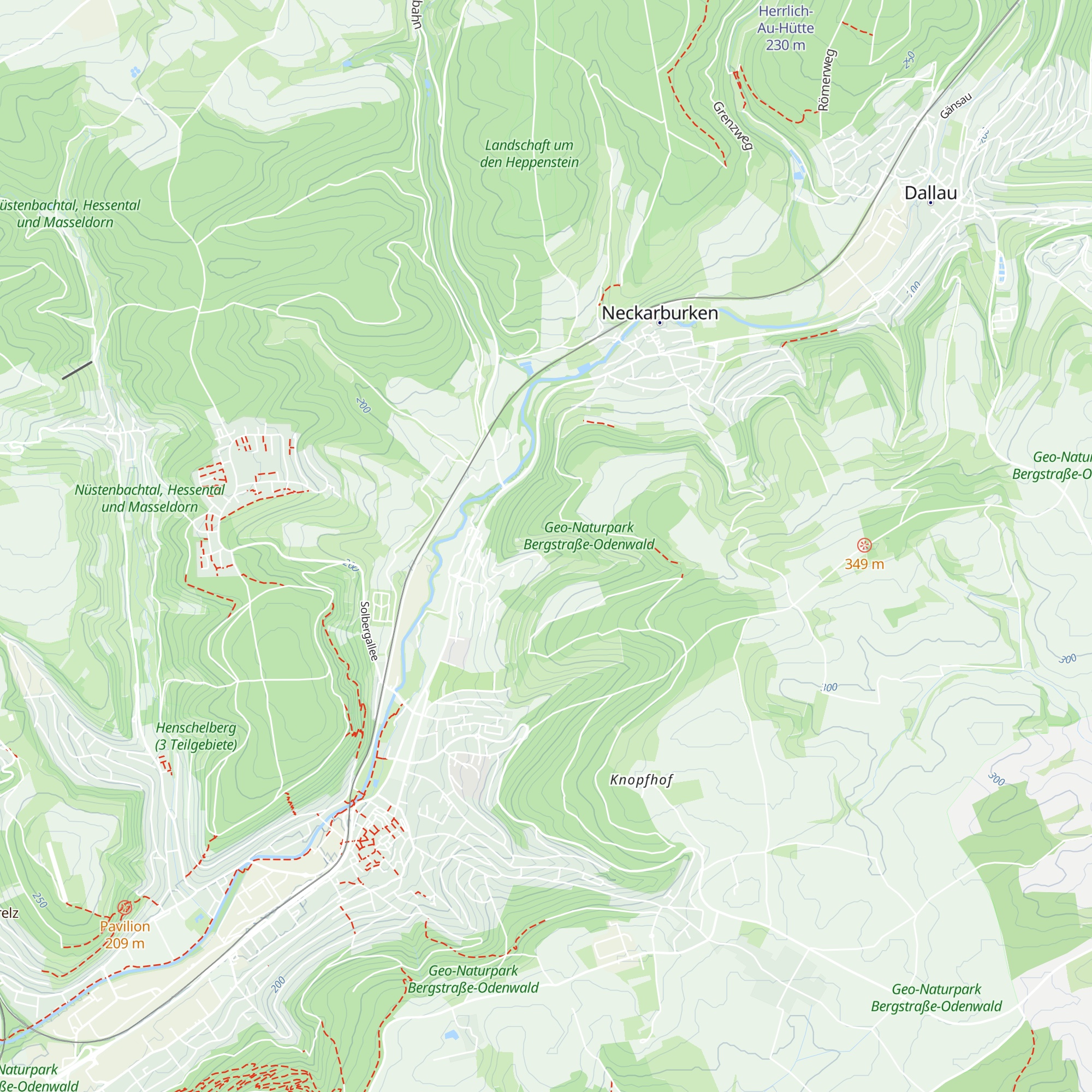 Blockhütte map