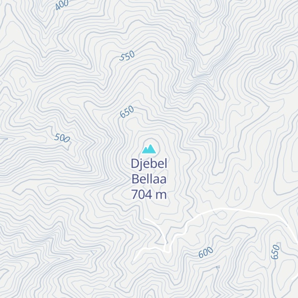 Map of Djebel Bellaa