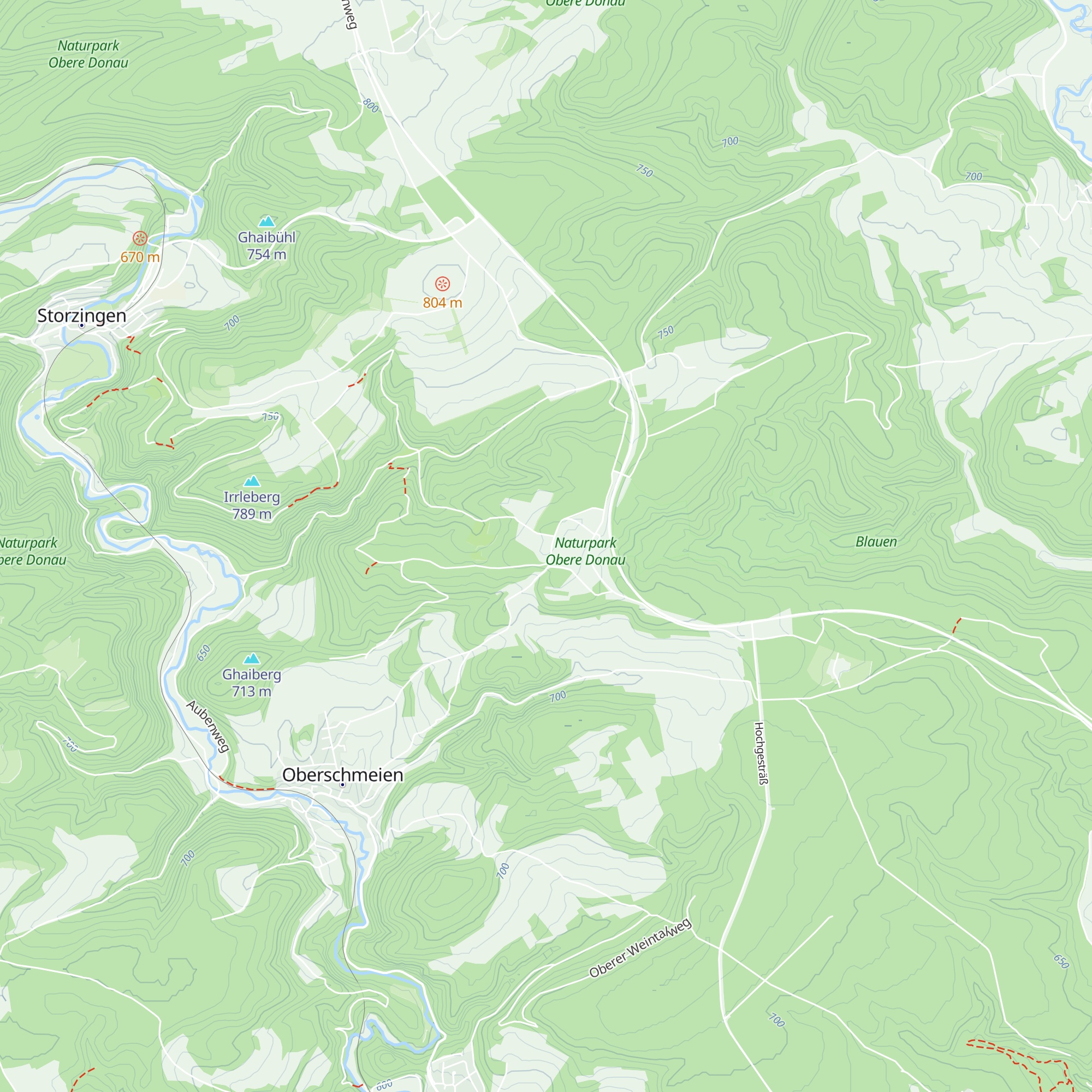Skihütte DAV Sigmaringen map