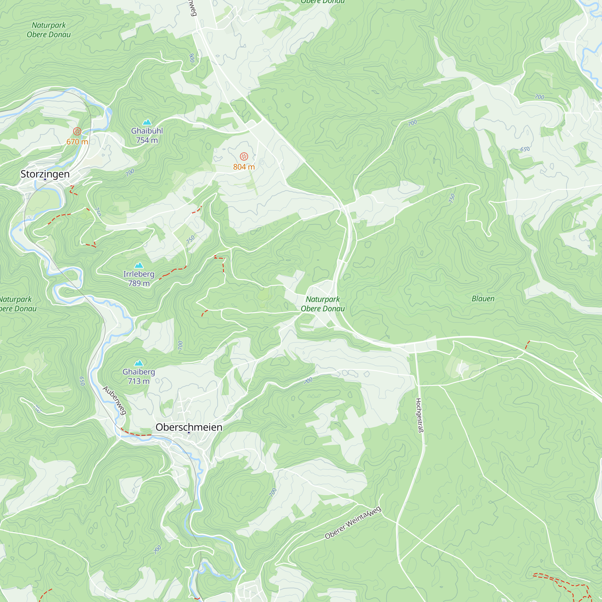 Skihütte DAV Sigmaringen map