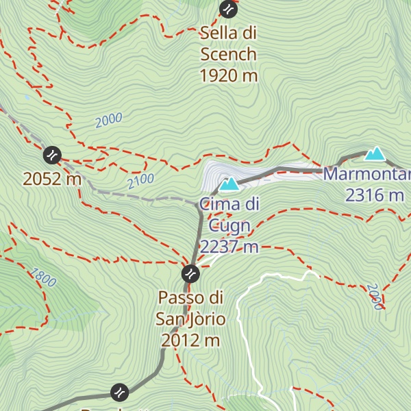 Map of Capanna delle Aquile