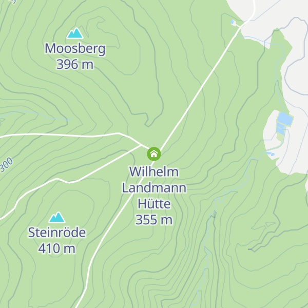 Map of Wilhelm Landmann Hütte