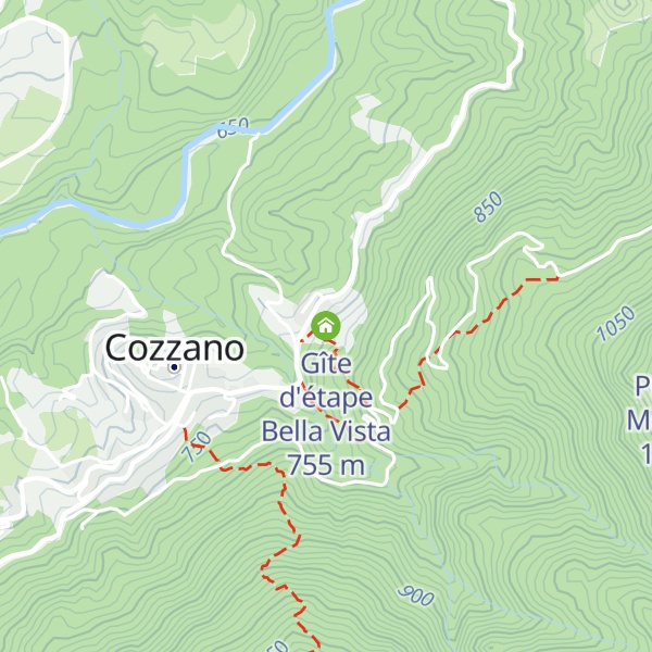 Map of Gîte d'étape Bella Vista