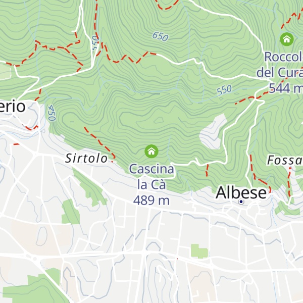 Map of Cascina la Cà