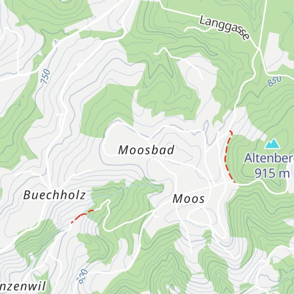 Map of Moosbad